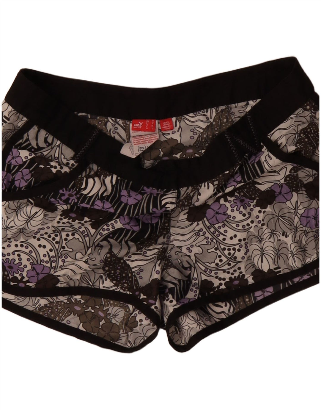 Pantaloni scurți de înot Puma pentru femei UK 12 Medium Multicolor Floral Poliester