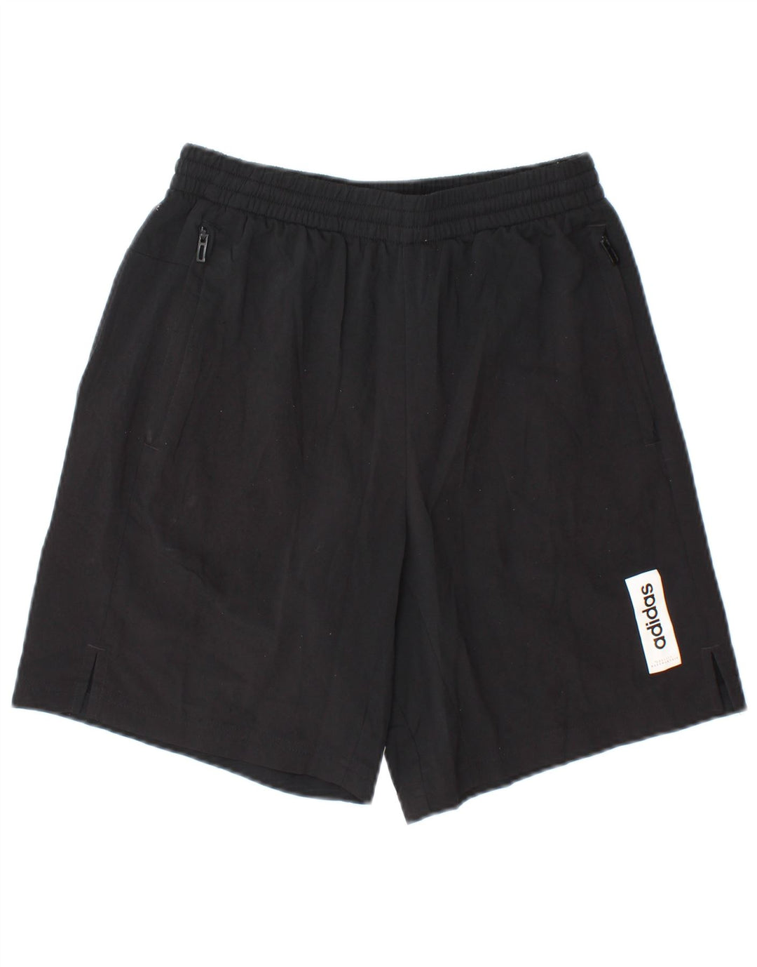 Pantaloni scurți sport adidas pentru bărbați, poliester negru mic