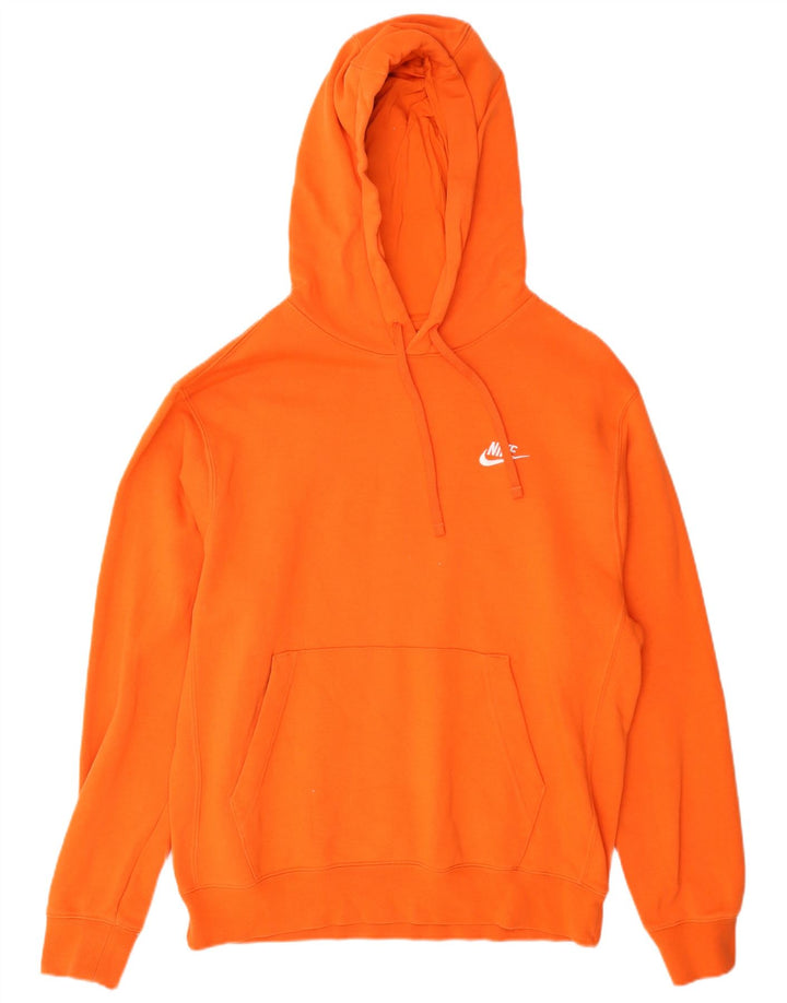 Pulover Nike pentru bărbați, bumbac portocaliu mediu