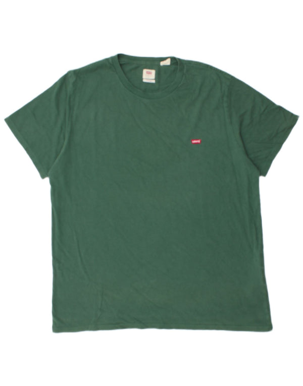 Tricou standard pentru bărbați Levi's Top mare din bumbac verde