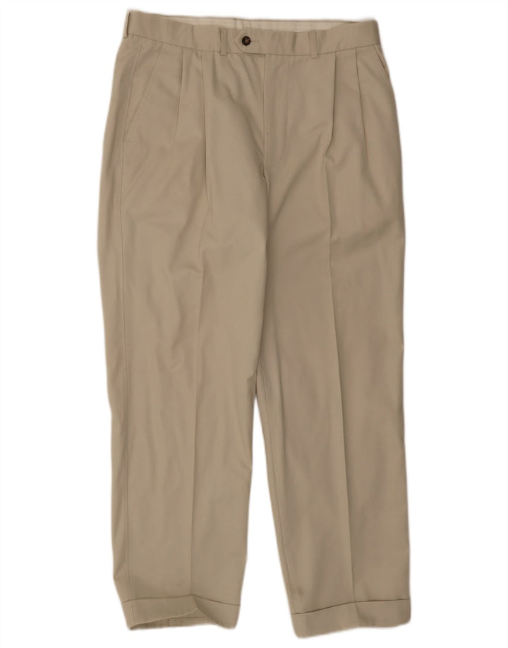 Marks & Spencer Pantaloni de costum pentru bărbați L34 L29 bumbac gri