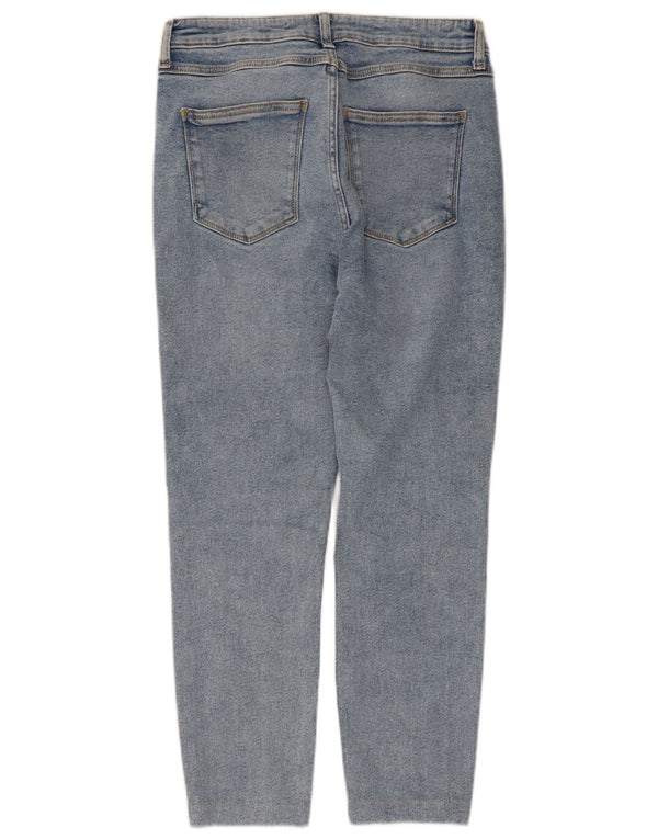 Zara Womens Cropped Jeans EU 42 Large W32 L24 Blue