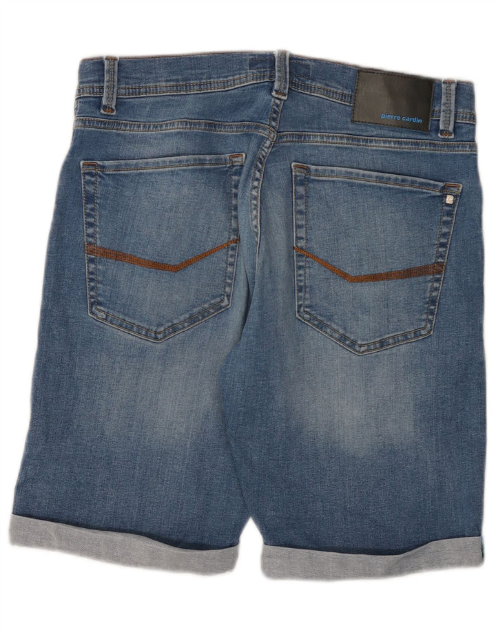 Pantaloni scurți din blugi pentru bărbați Pierre Cardin W32 Medium Blue