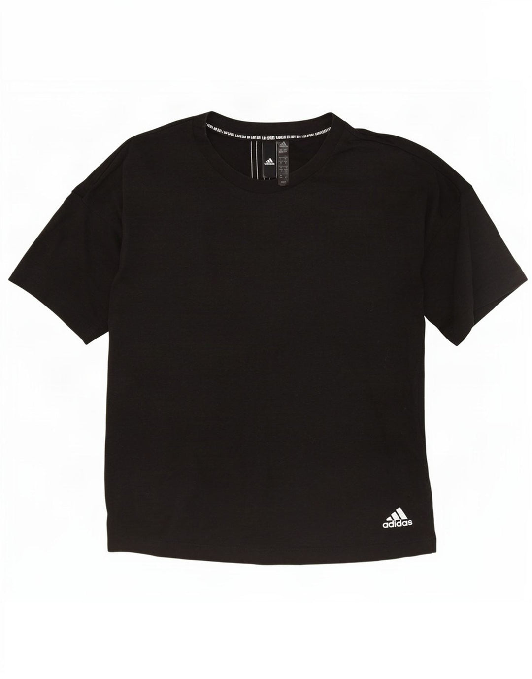 Tricou supradimensionat pentru femei Adidas UK 4/6 XS poliester gri