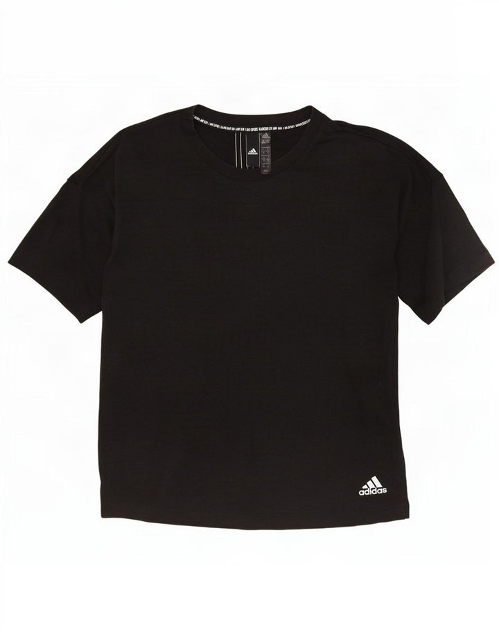 Tricou supradimensionat pentru femei Adidas UK 4/6 XS poliester gri