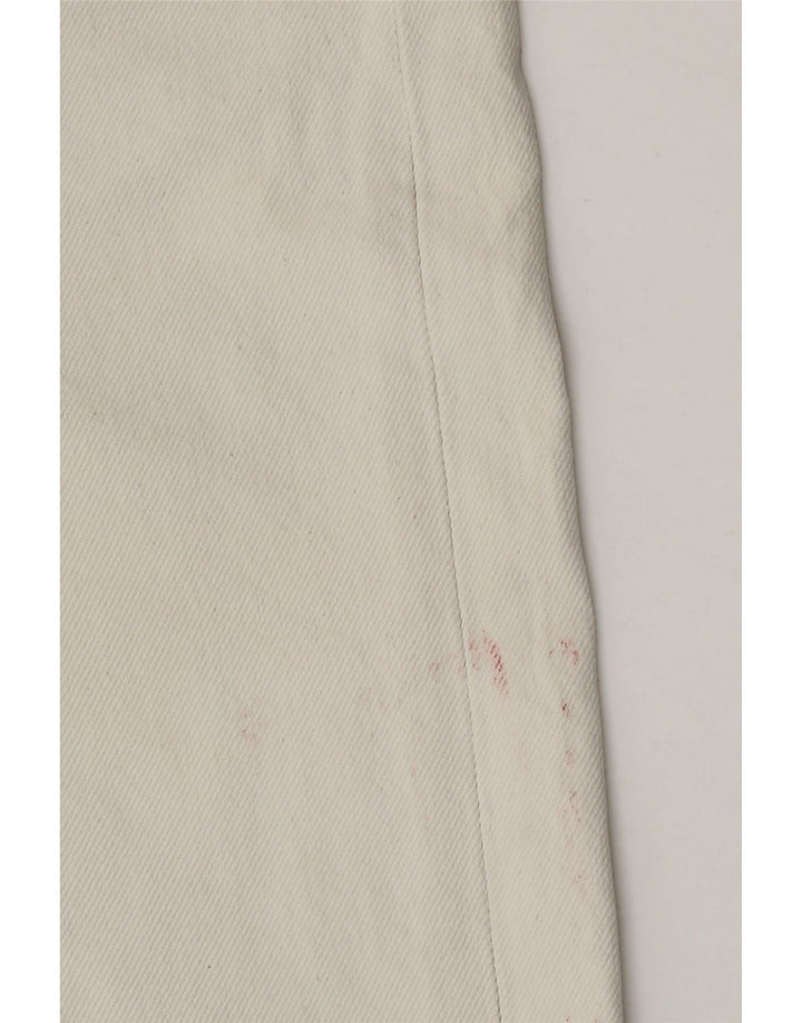 Blugi Levi's 501 Straight pentru bărbați W34 L31 Bumbac alb