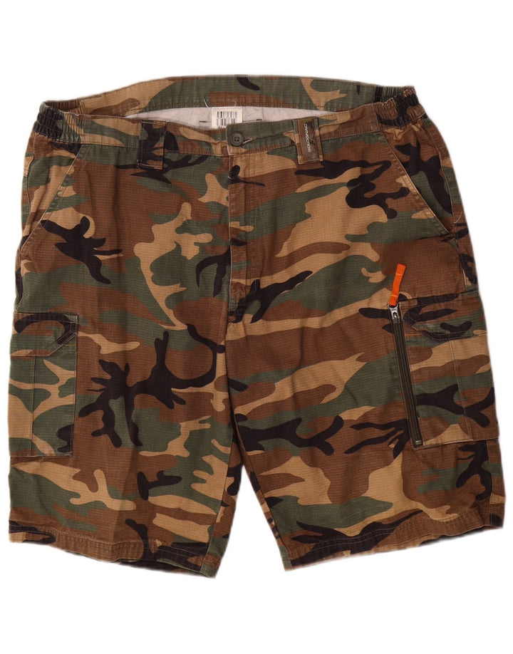 Pantaloni scurți cargo SOLOGNAC pentru bărbați W38 XL maro camuflaj