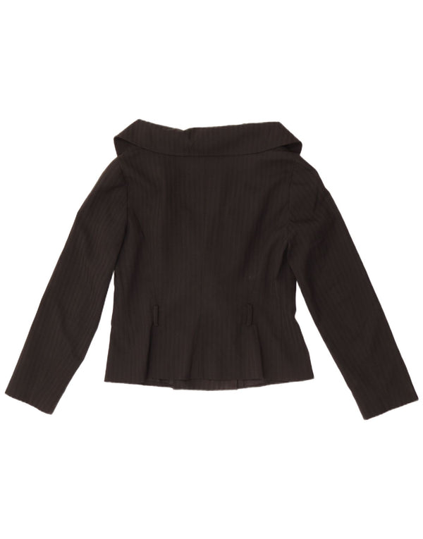 Blazer pentru femei Zara UK 14 Poliester mare cu dungi negre