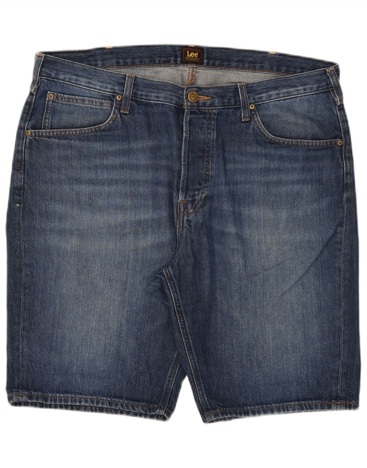 LEE Mens Denim Shorts W38 XL Blue Cotton
