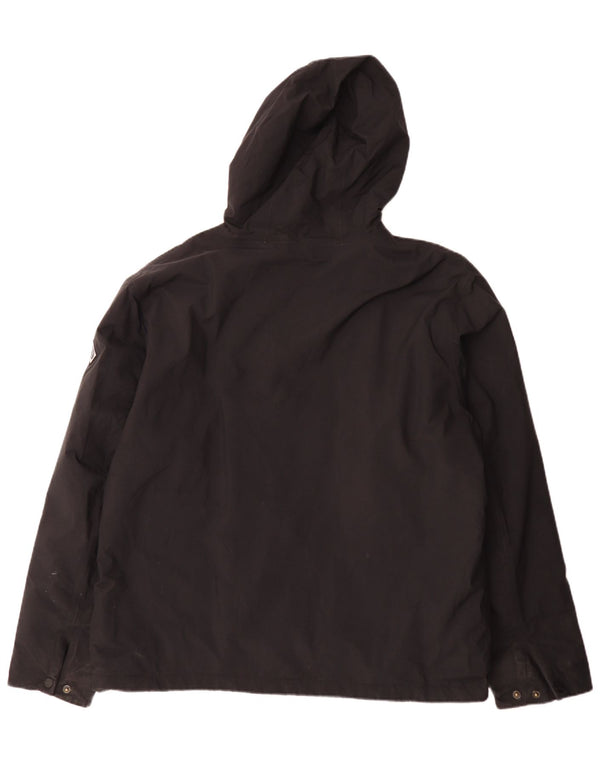 Jachetă de vânt cu glugă pentru bărbați Henri Lloyd UK 42 XL Nylon negru