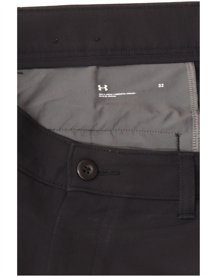 Pantaloni scurți chino pentru bărbați Under Armour W32 Poliester mediu negru