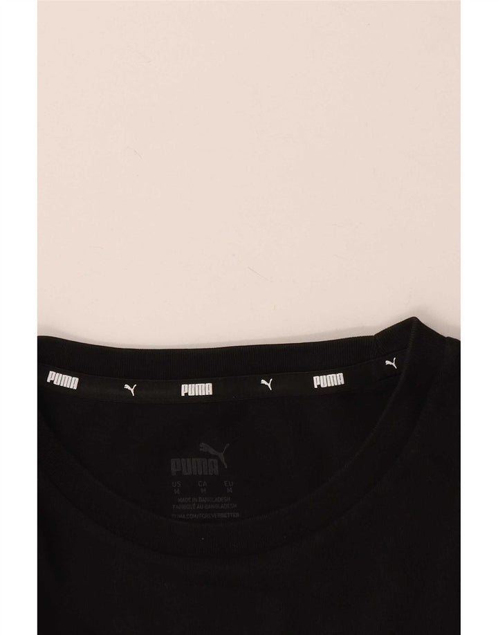 Tricou grafic Puma pentru bărbați Top Mediu Negru