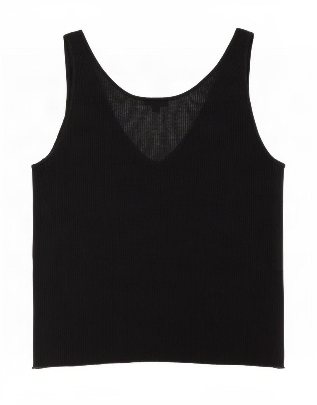 Massimo Dutti Femei See Through Vest Top UK 18 XL Negru