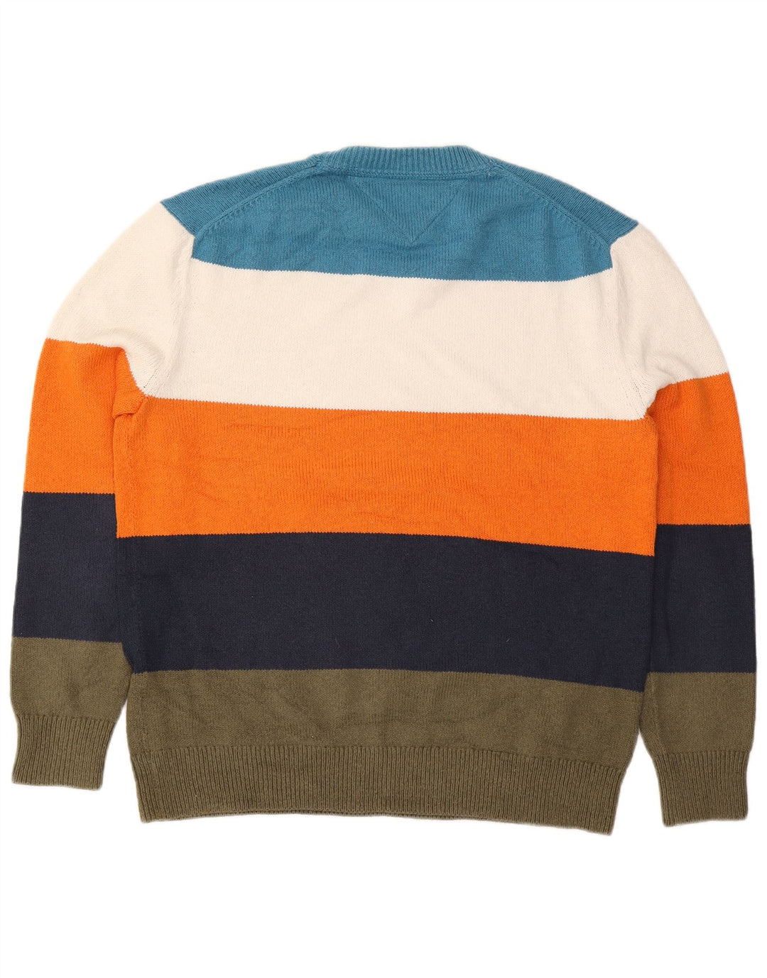 Pulover pentru bărbați Tommy Hilfiger, cu gât crew, XL, cu dungi multicolore