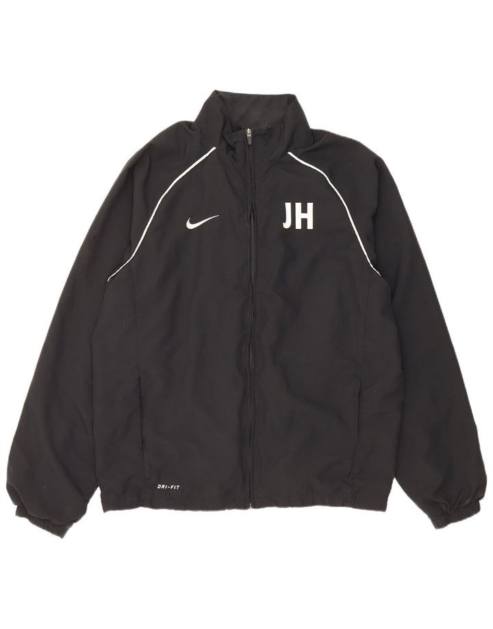 Jachetă de trening Nike Dri Fit pentru bărbați, mare, negru, poliester