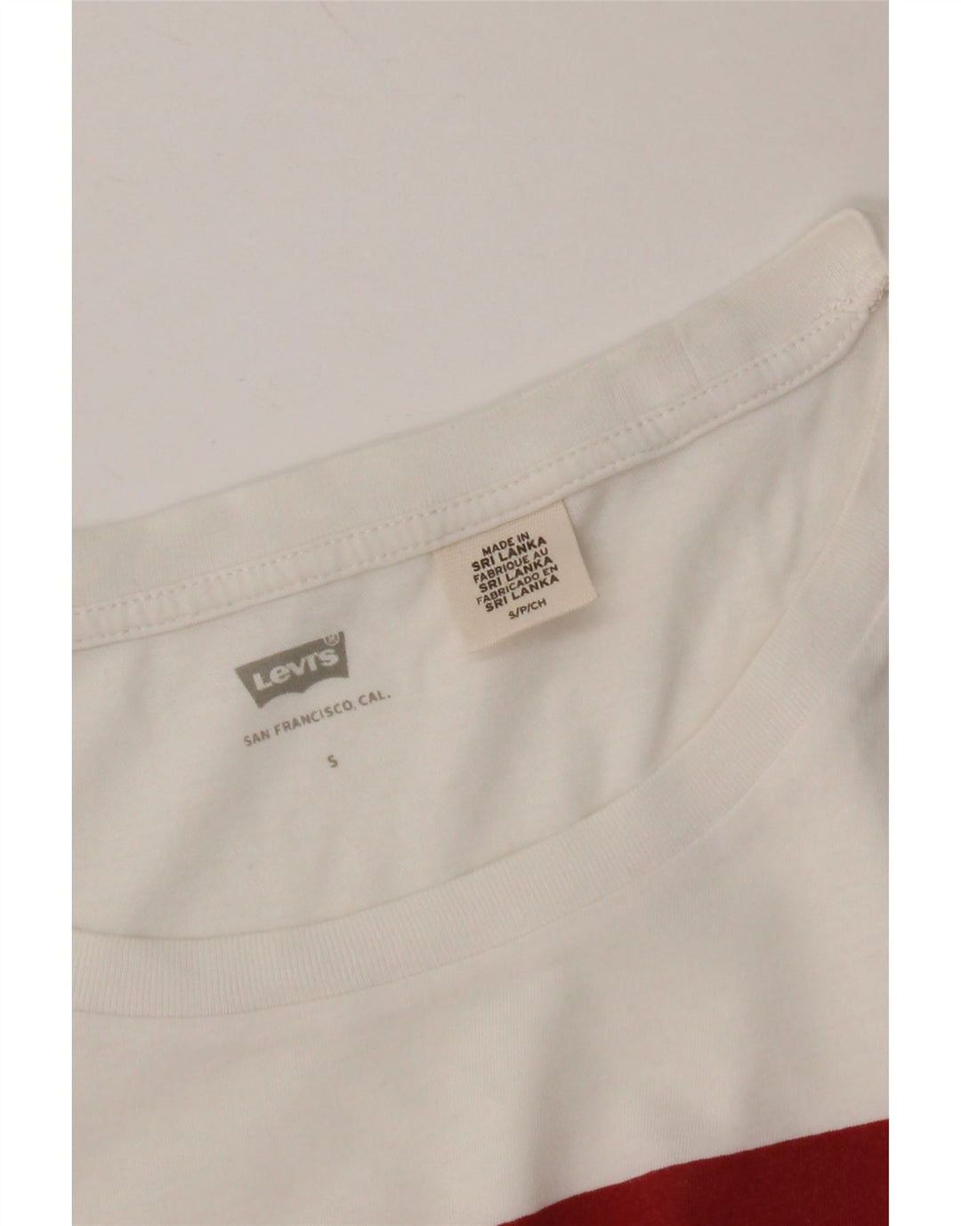 Tricou grafic LEVI'S pentru femei Top UK 10 Small White