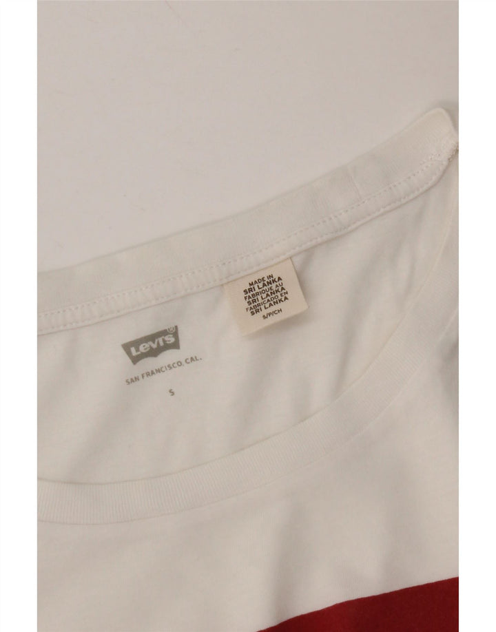 Tricou grafic LEVI'S pentru femei Top UK 10 Small White