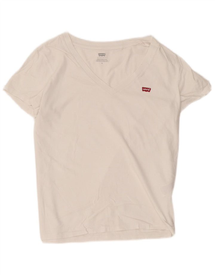 Tricou pentru femei Levi's Top UK 12 Medium White Bumbac