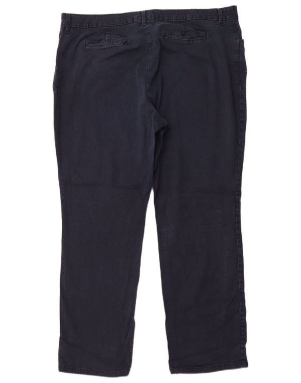 Pantaloni casual drepti LEE pentru femei cu talie medie US 20 3XL W38 L30 bleumarin