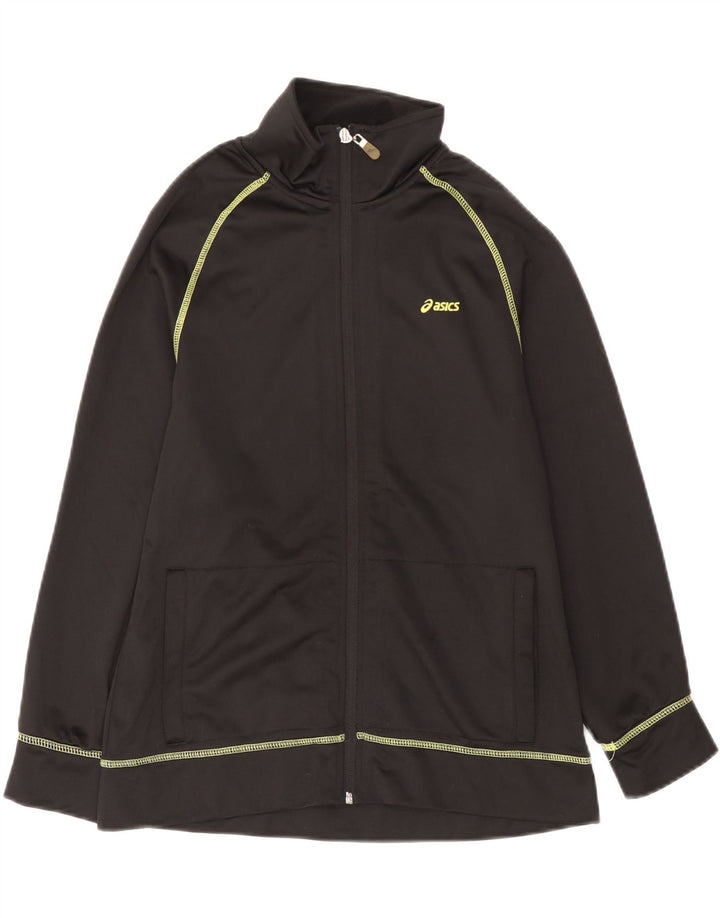 Jachetă de trening pentru femei Asics UK 16 Poliester negru mare