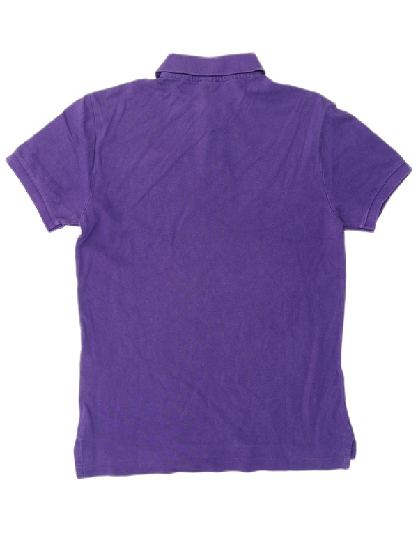 POLO RALPH LAUREN Mens Slim Fit Polo Shirt Medium Purple Cotton