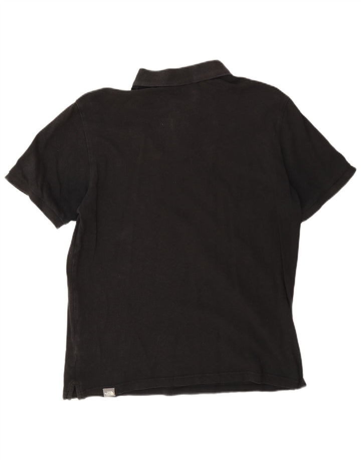 Tricou polo pentru bărbați The North Face, bumbac mediu negru