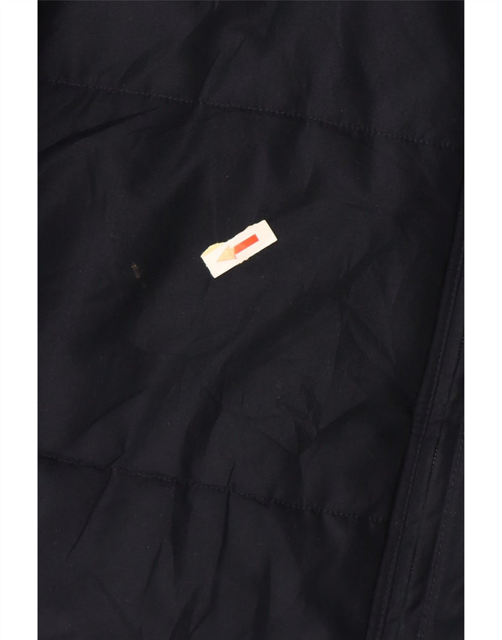 Jachetă căptușită cu glugă pentru bărbați Adidas UK 38 Poliester mediu albastru bleumarin