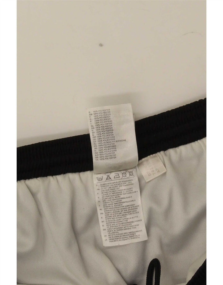 Pantaloni scurți sport adidas Climalite pentru bărbați, poliester cu dungi mari, negre