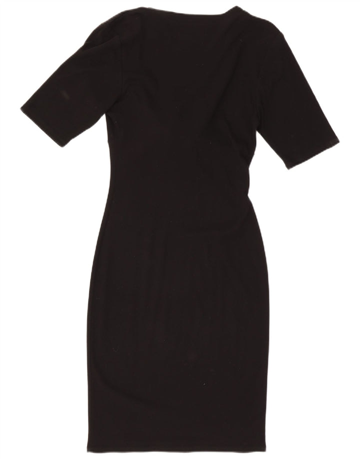 Ungaro rochie bodycon pentru femei UK 10 Small Black