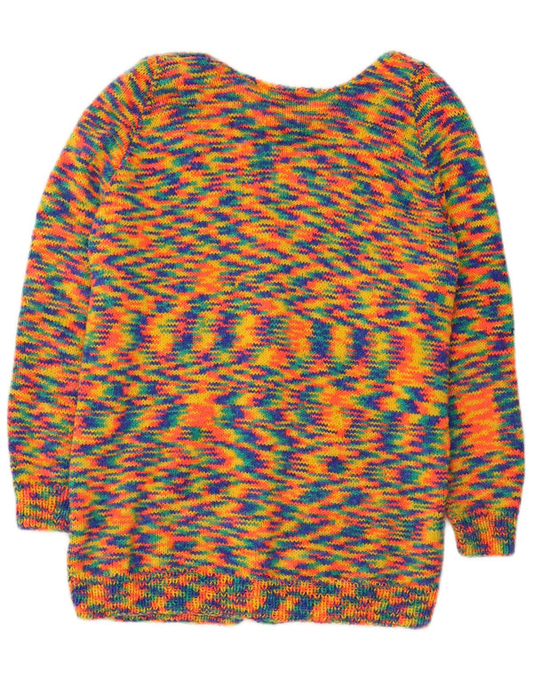 Pulover cardigan pentru femei VINTAGE UK 16 mare, multicolor, cu pete