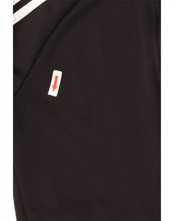 Jachetă Adidas Aeroready pentru trening pentru băieți 9-10 ani, poliester negru