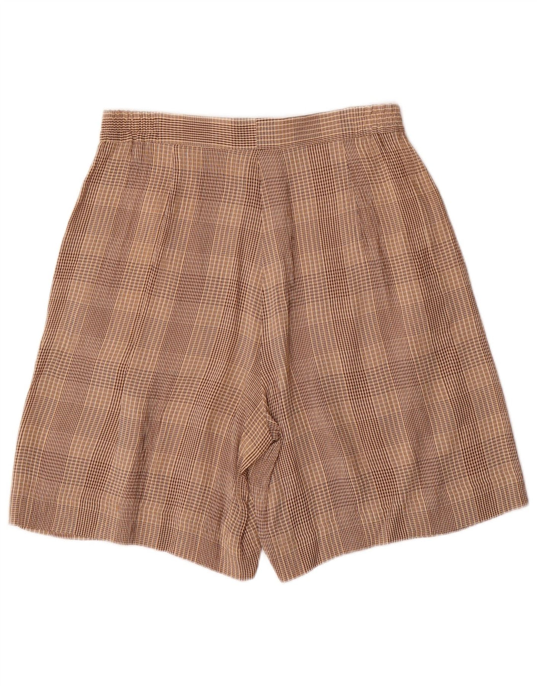 Set 2 piese pentru femei VINTAGE 4 nasturi UK 10 mic W28 maro Check Acetat