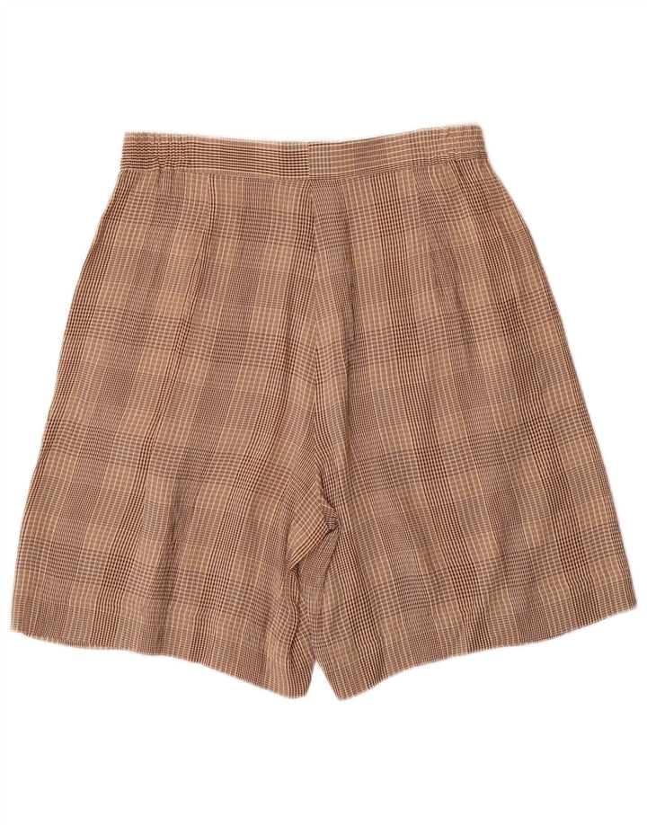 Set 2 piese pentru femei VINTAGE 4 nasturi UK 10 mic W28 maro Check Acetat