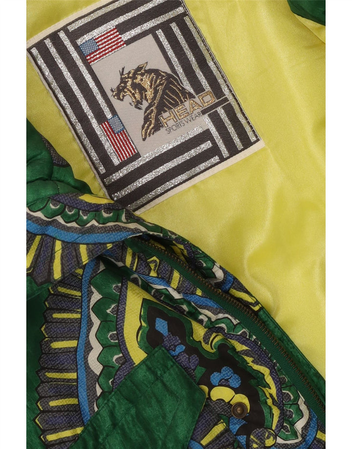 Jachetă Anorak cu grafică HEAD pentru bărbați UK 40 Large Green Paisley