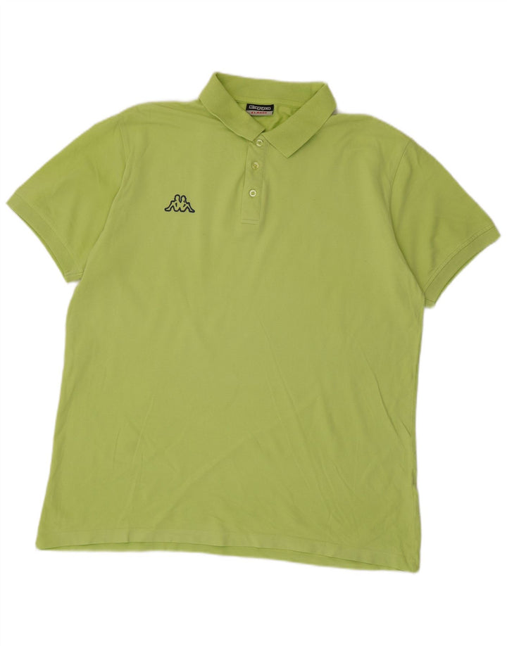 Cămașă polo pentru bărbați Kappa XL bumbac verde