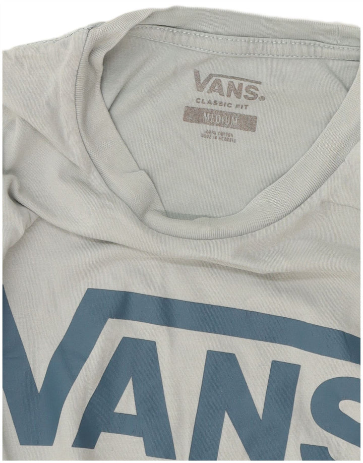 Tricou grafic Vans Classic Fit Top Bumbac albastru mediu