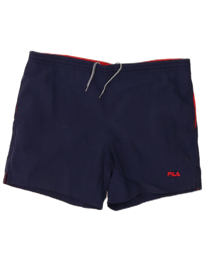 Pantaloni scurți sport Fila pentru bărbați, mari bleumarin