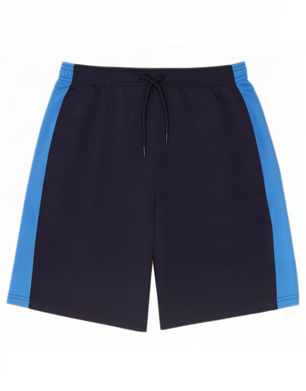 Pantaloni scurți sport subțiri Nike Dri Fit pentru bărbați XS bleumarin din poliester color bloc