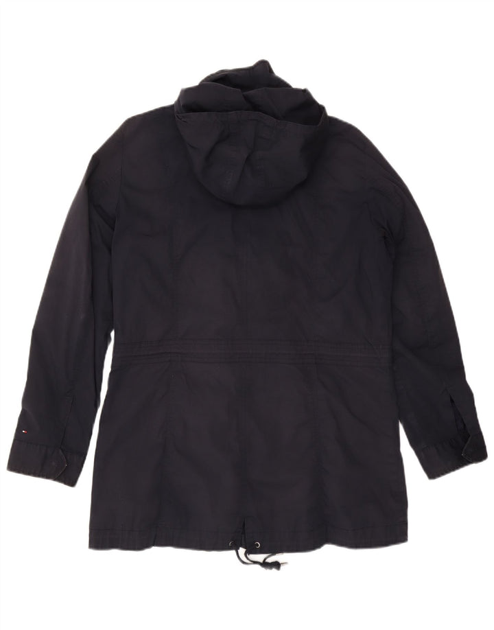 Jachetă utilitare cu glugă Tommy Hilfiger pentru femei UK 16 mare bleumarin