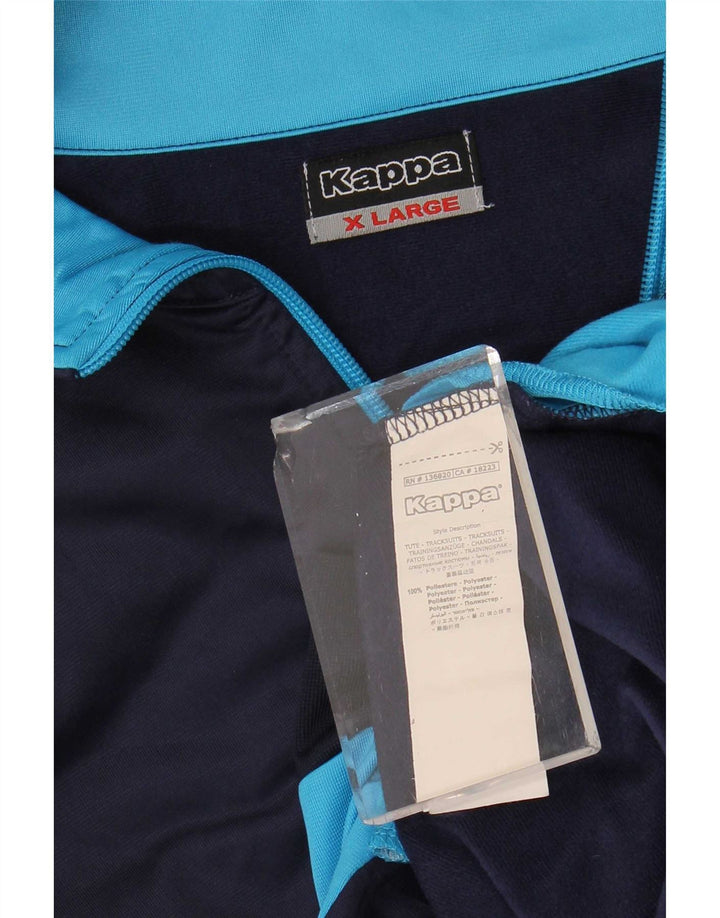 Jachetă de trening Kappa pentru femei UK 18 XL bleumarin poliester color bloc