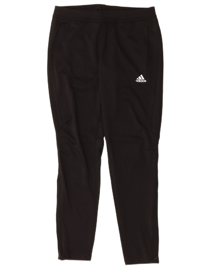 Pantaloni de trening Adidas pentru femei UK 12/14 Poliester mediu negru