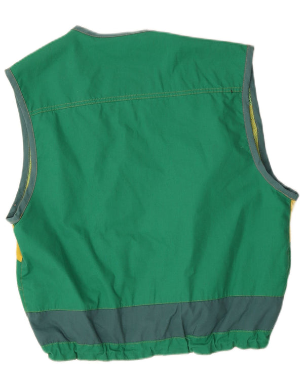 Gilet pentru bărbați Master UK 40, mare, verde, color block, bumbac