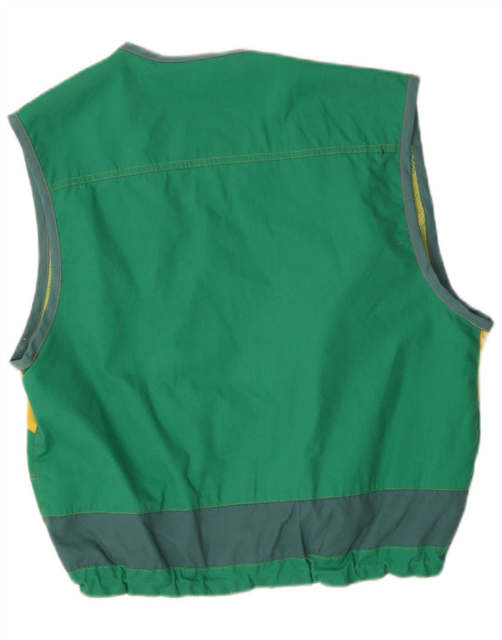 Gilet pentru bărbați Master UK 40, mare, verde, color block, bumbac