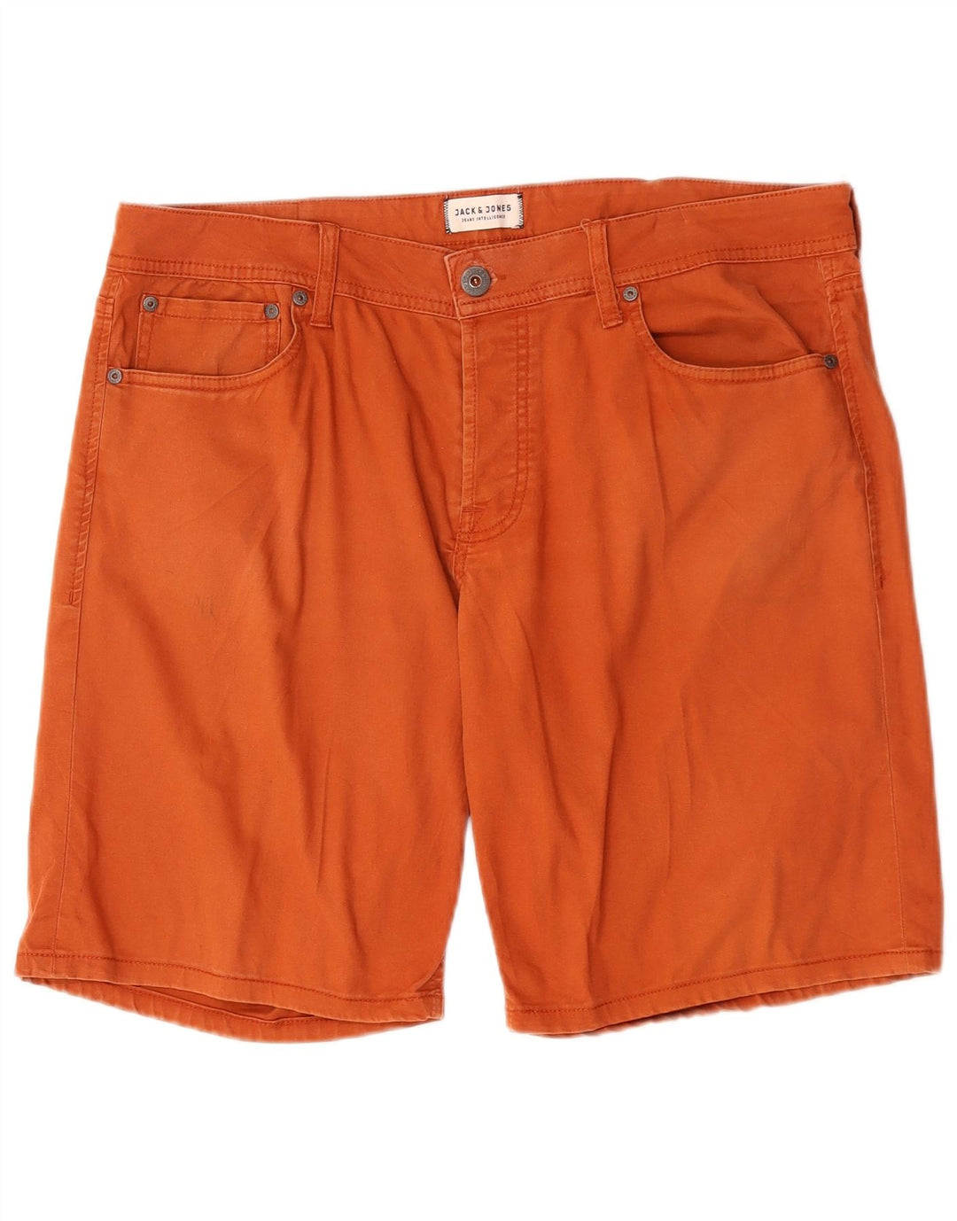 Pantaloni scurți casual pentru bărbați Jack & Jones W38 XL portocaliu