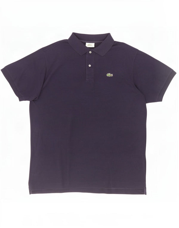 Tricou polo pentru bărbați Lacoste Mărimea 6 XL Bumbac bleumarin
