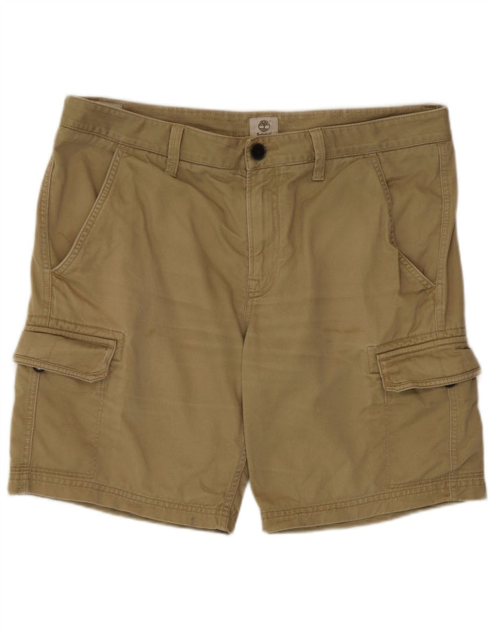 Pantaloni scurți pentru bărbați Timberland Cargo W36 Large Kaki Bumbac