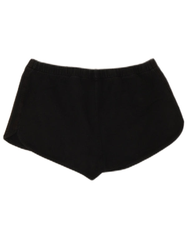 Adidas Womens Sport Shorts UK 6 XS Black Cotton