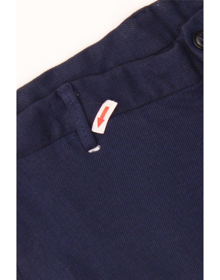 Pantaloni scurți chino pentru bărbați Zara EU 42 Large W32 Bleumarin Viscoză