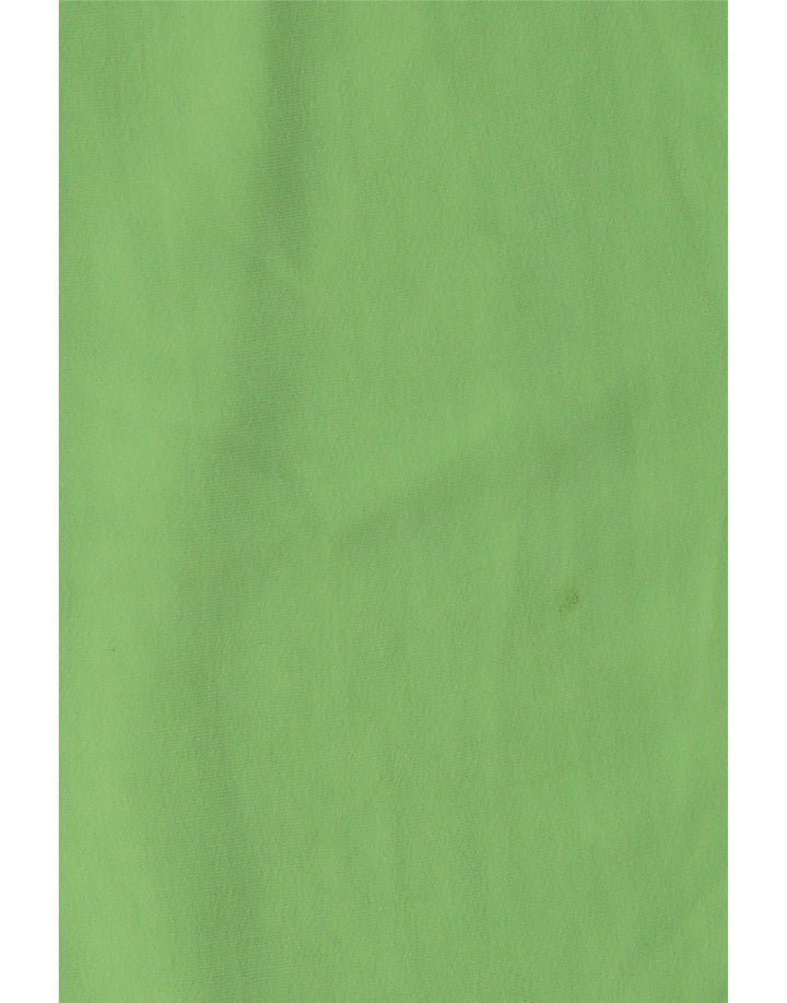 Pantaloni chino drepți pentru femei Zara L34 L33 Poliester verde
