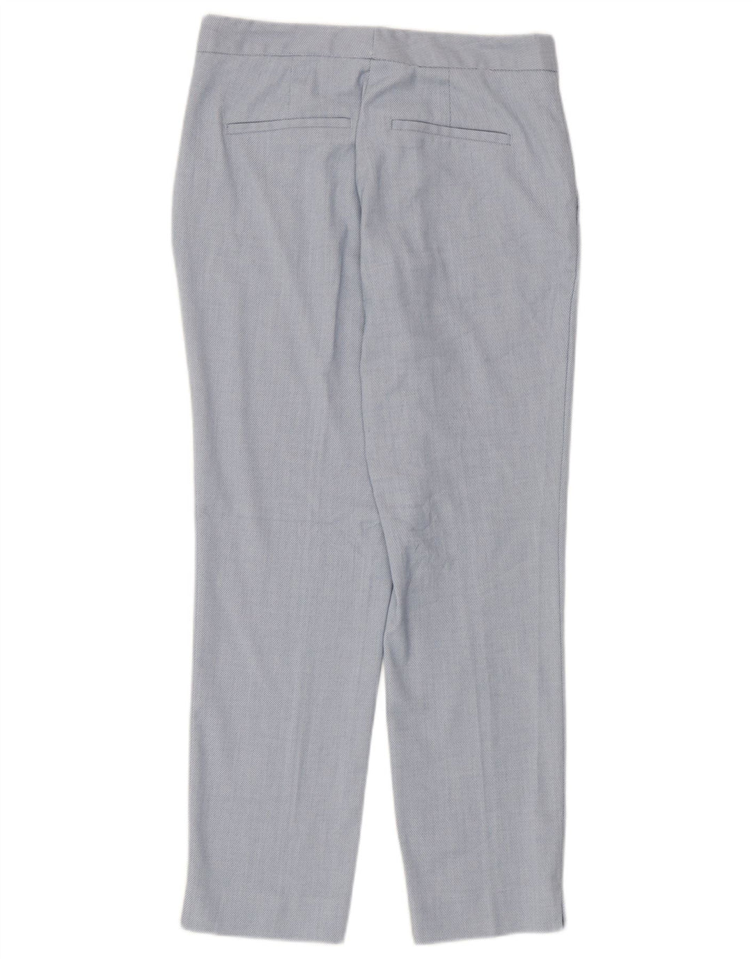 Pantaloni chino drepți pentru femei Zara EU 38 Mici L28 L27 Poliester albastru